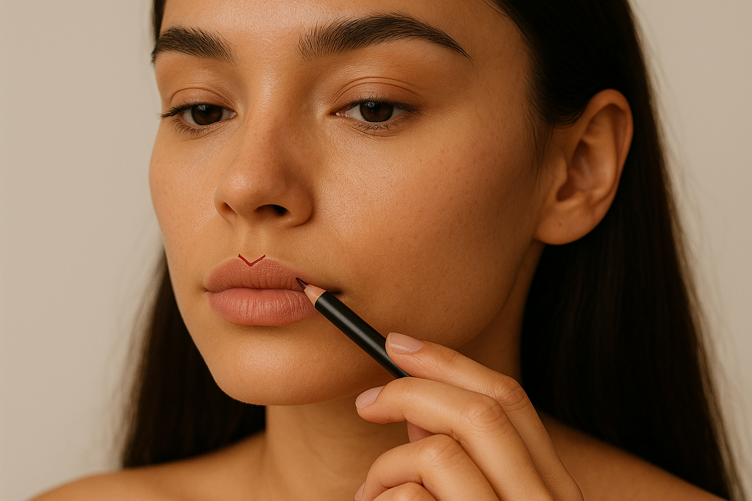 Как правильно рисовать контур губ